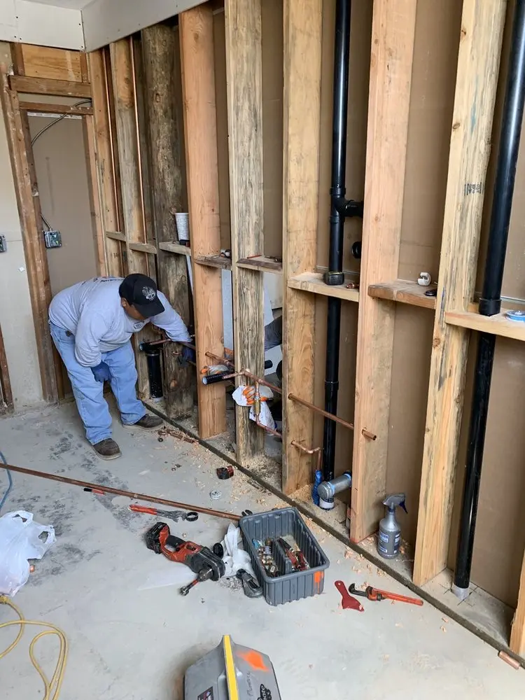 Commercial rough-in plumbing for Water Heater Replacement in Clintonville